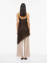 Vila Lacey Strap Dress - Coffee Bean