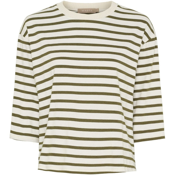 Marta Brooklyn Tee - Beige/Military