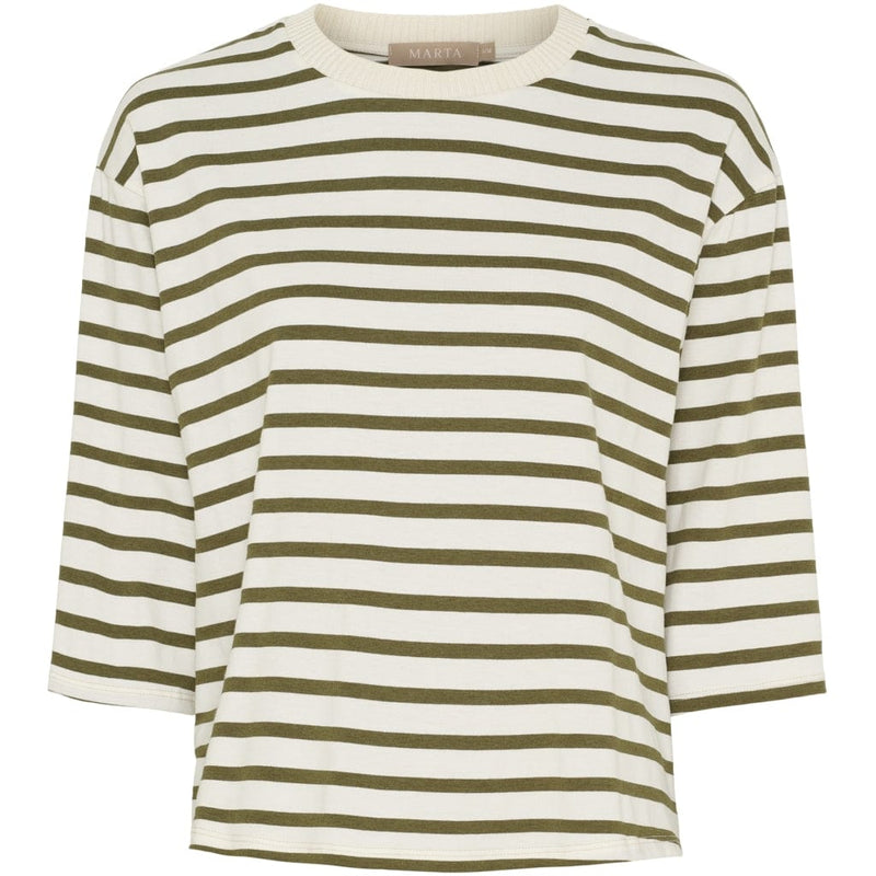 Marta Brooklyn Tee - Beige/Military