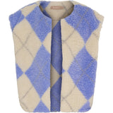 Marta Pam Vest - Beige/Blue