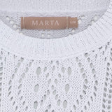 Marta Vina Knit - White