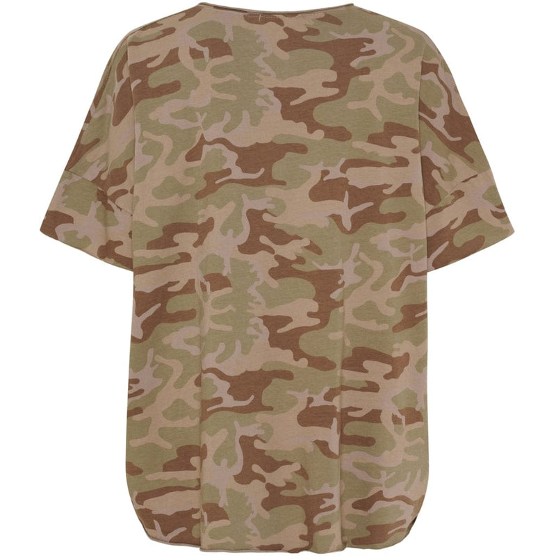 Marta Harper Tee - Green Camo