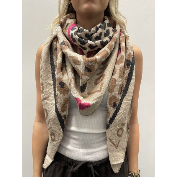 Marta Clio Scarf - Brown