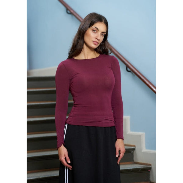 Marta Leonora T-shirt - Wine