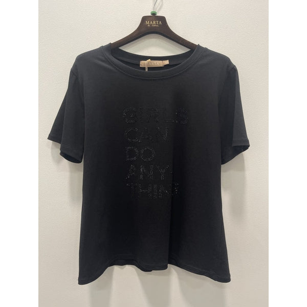 Marta Sunshine Tee - Black