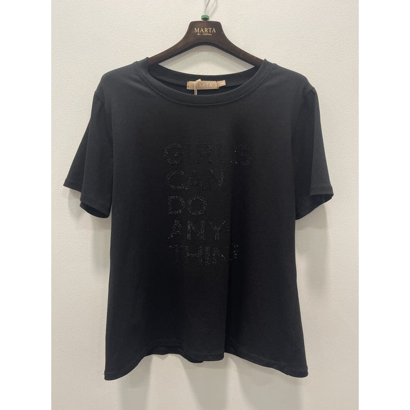 Marta Sunshine Tee - Black