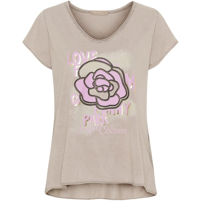 Marta Scarlett Tee - Fango