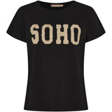 Marta Herdis tee - Black/beige