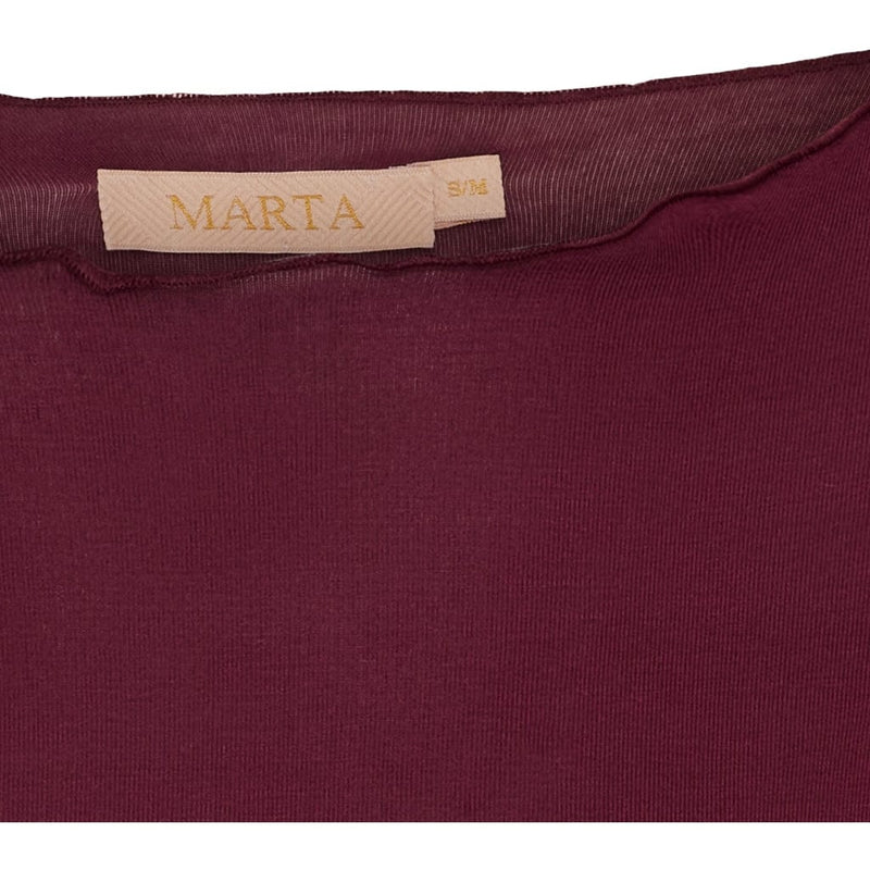 Marta Leonora T-shirt - Wine