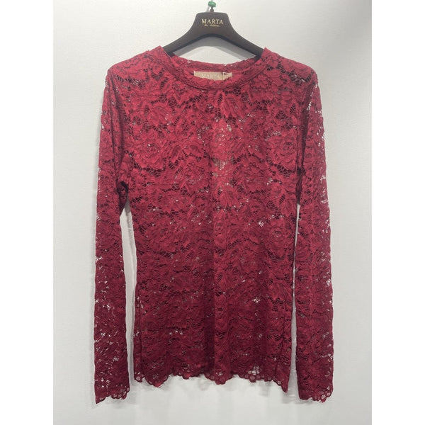 Marta Milley LS Tee - Bordeaux