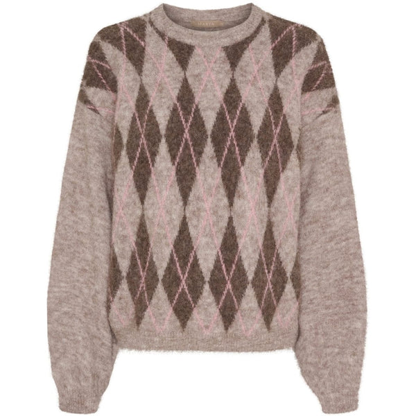 Marta Coro Knit - Rosa/Beige