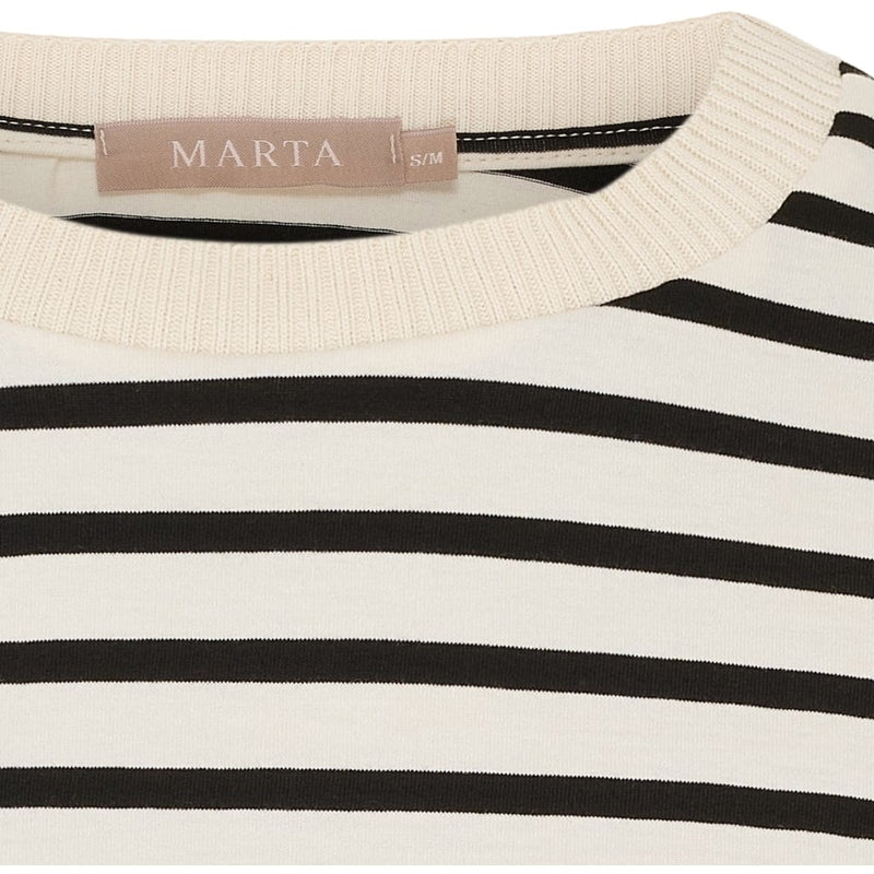 Marta Brooklyn Tee - Beige/Black