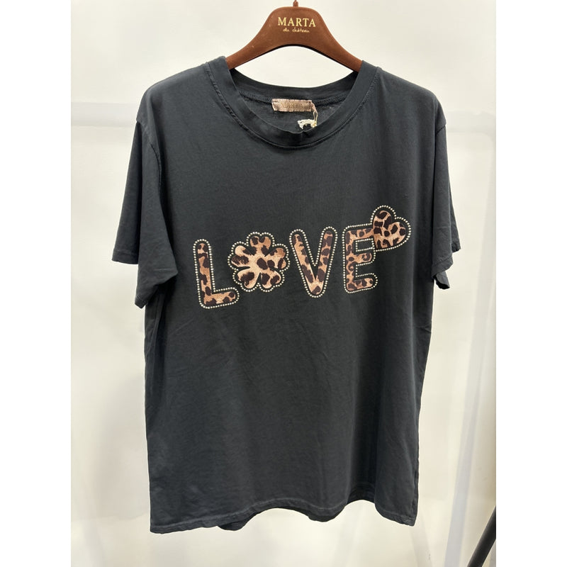 Marta Inge Tee - Black Leo