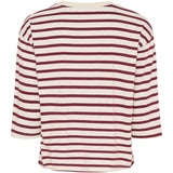 Marta Brooklyn Tee - Beige/Bordeaux