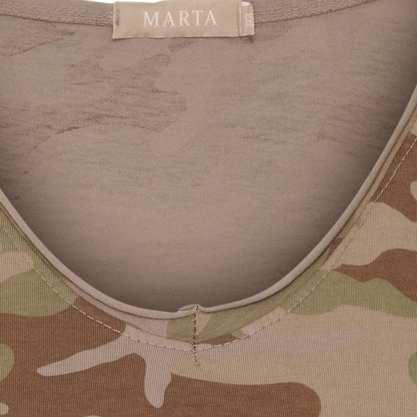 Marta Harper Tee - Green Camo