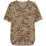 Marta Harper Tee - Green Camo