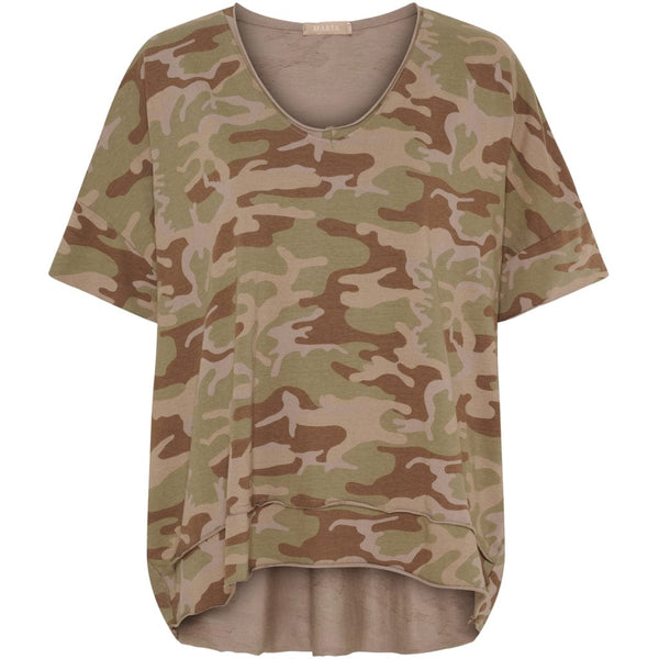 Marta Harper Tee - Green Camo