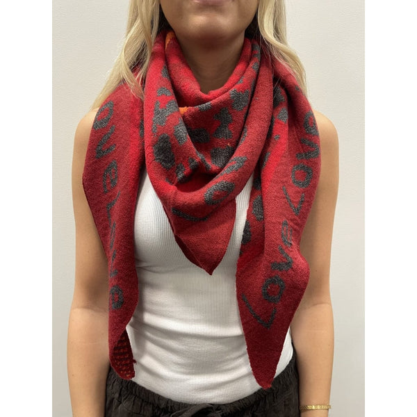 Marta Clio Scarf - Red