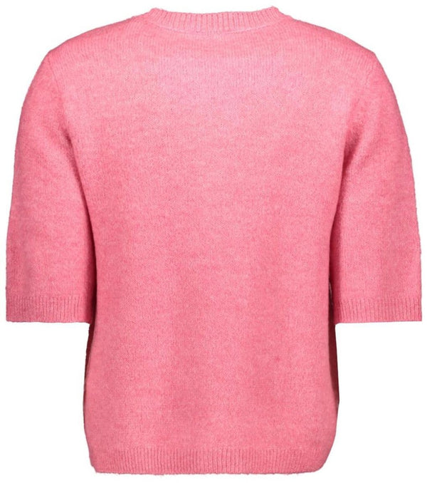 Vila Dainty O-neck 2/4 Knit Cardigan - Pink