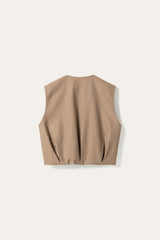 Noella N-Melany Vest - Timber Brown