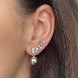 Stine A Tres petit flow earing - silver