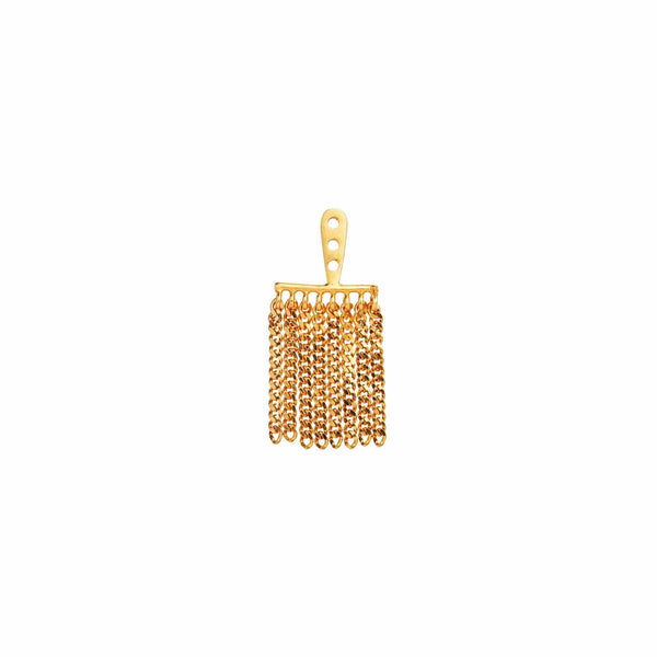 Stine A - Dancing Chains Behind Ear-Earring Gold
