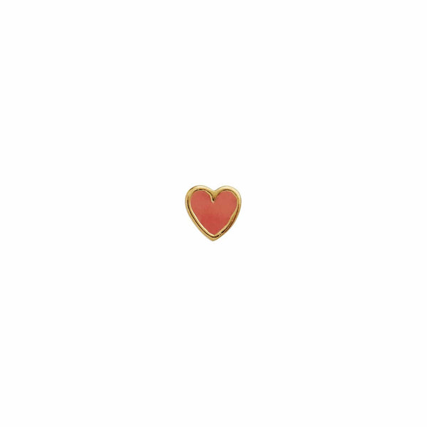 Stine a Petit Love Heart - Coral