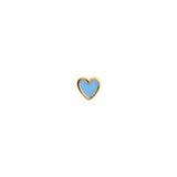 Stine A Petit Love Heart - Light Blue Enamel