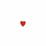 Stine a Petit Love Heart - Red Coral