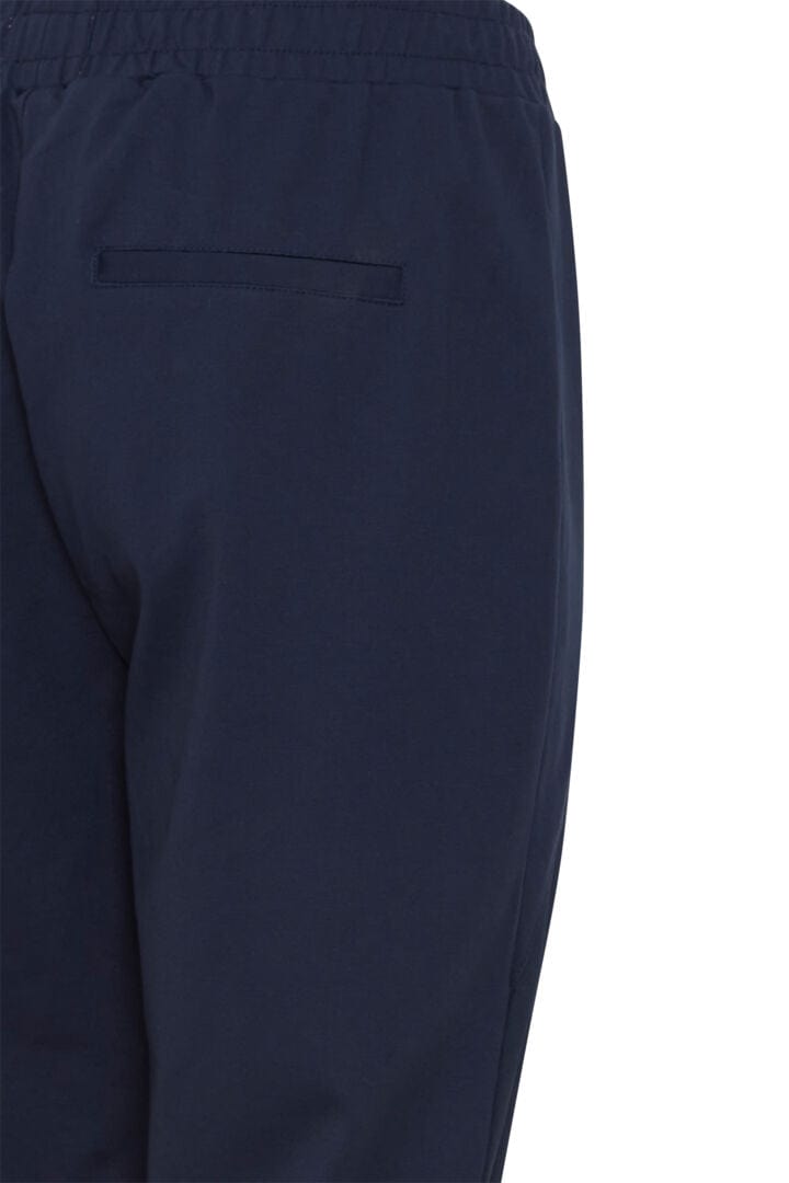 Pulz Kira High Waist Pant - Navy