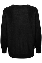 Pre Order Culture Annemarie v-Neck Pullover - Black