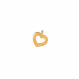 Stine a Petit Open Love Heart Earring