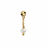 Stine A Tres Petit Etoile Earring White Pearl