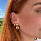 Wolff Crystal Earstud - Ligt Blue