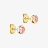 Wolff Crystal Earstud - Ligt Pink