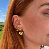 Wolff Crystal Earstud - Ligt Pink