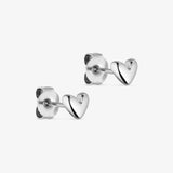 Wolff Bomby Heart Studs 4mm