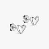 Wolff Bomby Heart Studs 6mm