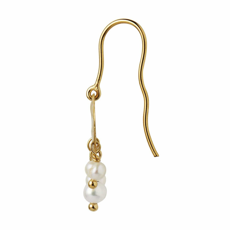 Stine A Big Gold Splash Earring – Elegant Pearls