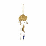 Stine A Long Gold Splash Earring - Chain & Color Pop