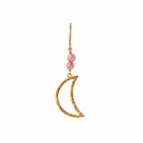 Stine A Bella Moon Earring Whith Coral - Single