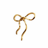 Stine A - Flow Bow Earring - gold