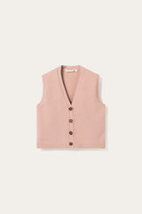 Noella N-Marilynn Knit Vest - Blush Pink