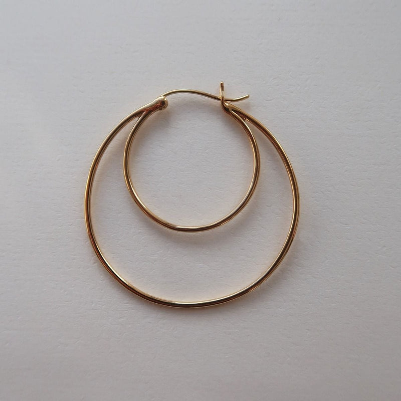 Stine a Double Creol Grande Eaaring - Gold