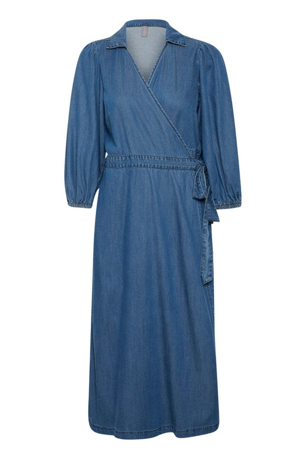Culture Arpa Wrap Dress - Dark Blue Wash