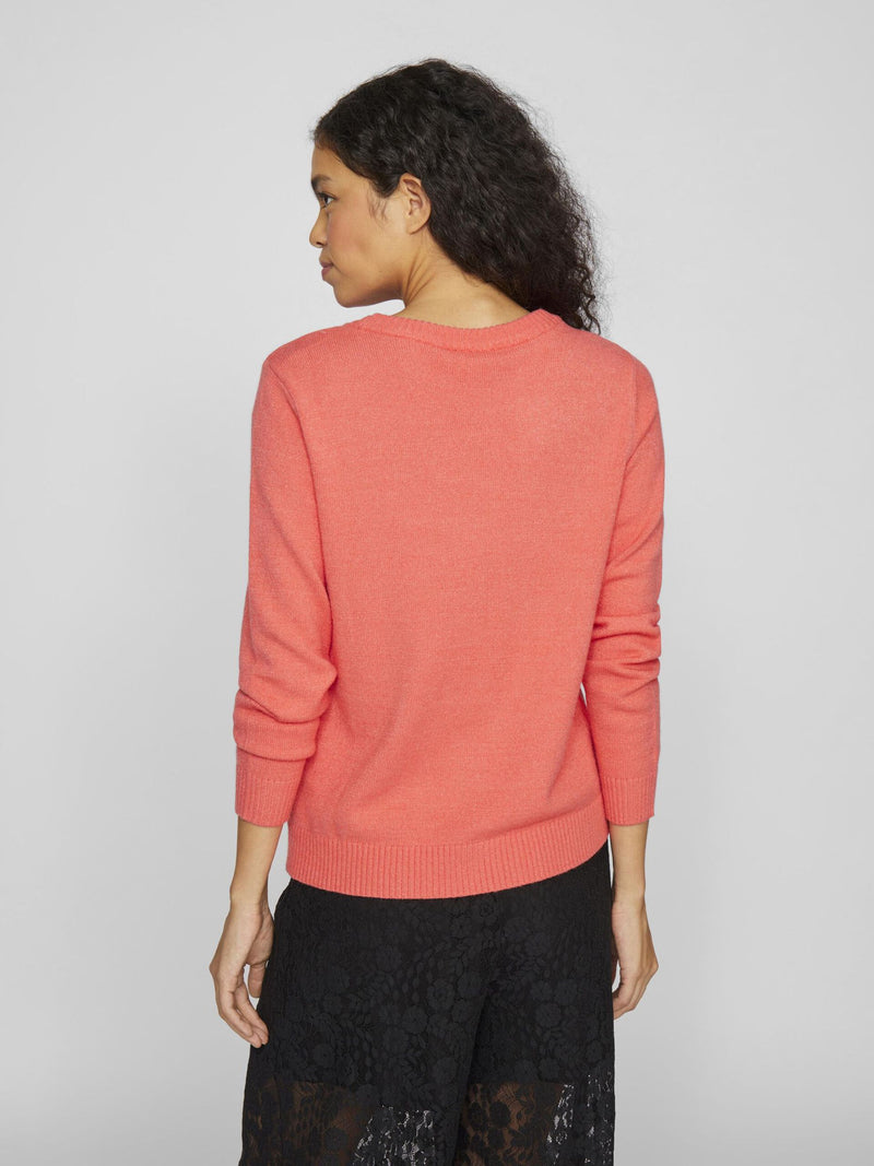 Vila Viril O-neck L/S knit - Dubarry