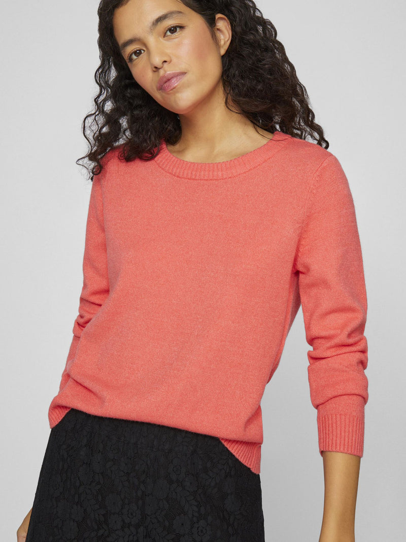 Vila Viril O-neck L/S knit - Dubarry