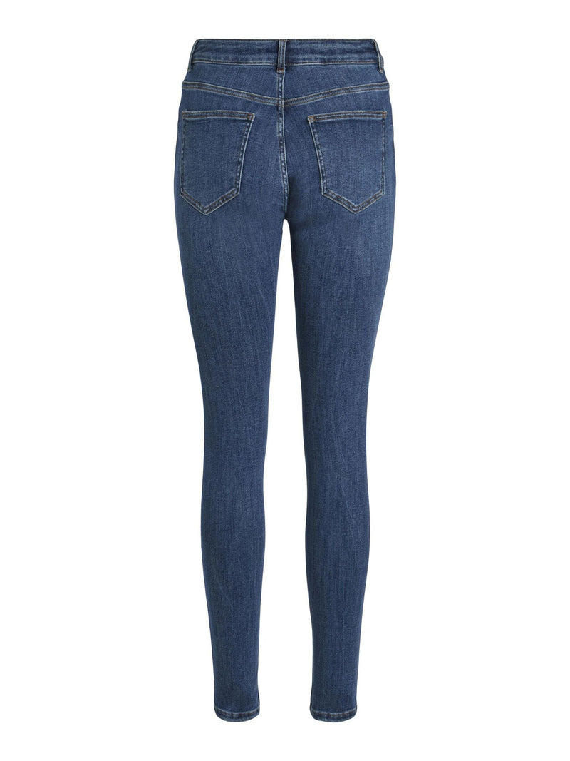 Vila Visarah RW Skinny Jeans - Blue Denim