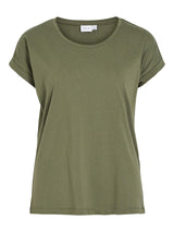 Vila Dreamers New Pure T-shirt - Dusty Olive