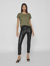 Vila Dreamers New Pure T-shirt - Dusty Olive